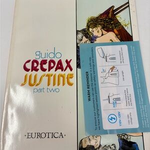 Guido Crepax Justine Part Two Eurotica Erotic Art